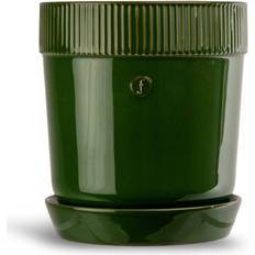 Sagaform Elise flower pot with saucer ∅14cm