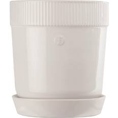 Elise flower pot with saucer