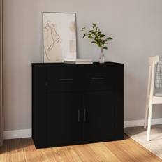 Black Sideboards vidaXL Black 80x33x70 Sideboard