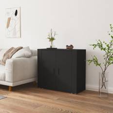 vidaXL Black 80x33x70 Sideboard