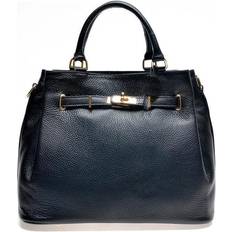 Women's Handbag Anna Luchini SS22-AL-1762-NERO Black (36 x 29 x 17 cm)