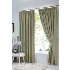 Fusion Dijon Tape Top Curtains