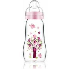 Soins Bébé Mam Biberon verre 260 ml rose