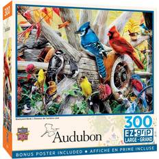 Masterpieces Masterpieces Puzzles Backyard Birds 300-Piece EzGrip Puzzle