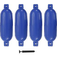 vidaXL Boat Fender 4 Pcs Blue 58.5 x 16.5 cm