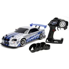 Drift toys JADA Toys Fast & Furious 2002 Nissan Skyline GT-R 1:10 R/C Car, 99701