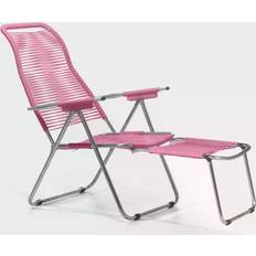 Aluminium Chaises longues Fiam Chaise Longue Spaghetti - Rose - Aluminium