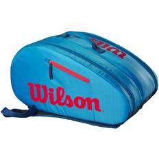 Bolsas y Fundas de Padel Wilson Padel Bag Azul Rojo Junior