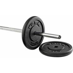 York 2 X 7.5Kg Cast Iron 1" Weight Plates