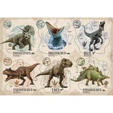 Dinosaurier Klassiska pussel Clementoni Jurassic World Dinosaurs Puzzle 104P