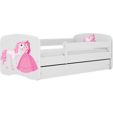 Princesses Lits Furniturebox Babydreams Junior Bed with Princess and Horse 35.4x64.6"