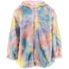 Acrylic Outerwear Stella McCartney Kid's Faux Fur Jacket - Multicolored