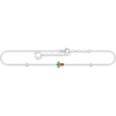 Thomas Sabo Anklet pineapple silver multicoloured AK0022-166-7-L27V