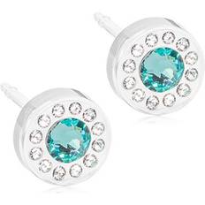 Blomdahl halo Blomdahl Brilliance Halo Crystal/Turquoise