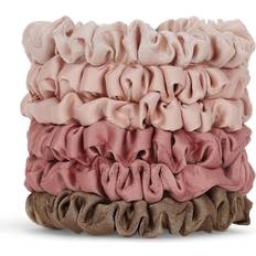 Scrunchies Hair Ties Kitsch Ultra Petite Satin Scrunchies Terracotta