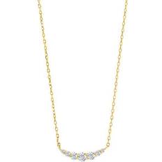Nordahl Andersen Halsband Nordahl Andersen Joanli Nor Lindanor Förgyllt Silver Halsband Med Zirconia 20452065900