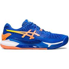 Herren - Rosa Schlägersportschuhe Asics GEL-RESOLUTION CLAY Tuna Blue/Sun Peach