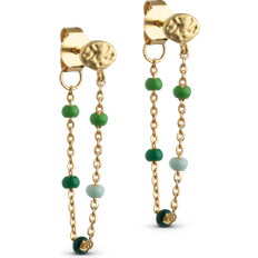 ENAMEL Copenhagen Lola Spring Earrings - Gold/Multicolour