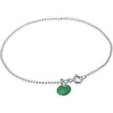 ENAMEL Copenhagen Ball Chain Armband - Grön