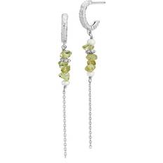 Sistie Beach Green Earrings - Silver Sterling