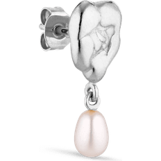Jane Kønig Drippy Earstud With Pearl Pendant