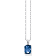 Thomas Sabo Sterling Silver Blue Stone Necklace KE1964-699-1