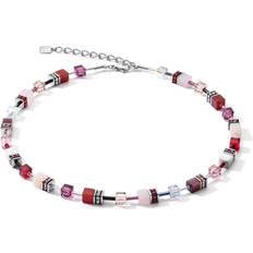 Coeur de Lion Geocube Necklace - Silver/Multicolour