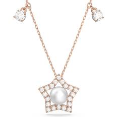 Swarovski stella Swarovski Stella Star Necklace - Rosaguld