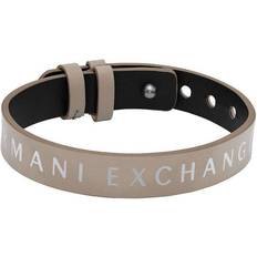 Men - White Bracelets Armani Exchange Gents Jewellery Reversible Bracelet