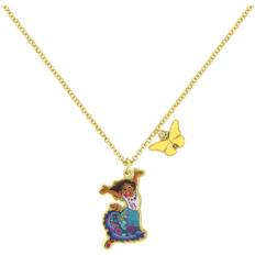 Disney Collane Disney Gold Coloured Encanto Butterfly Pendant Necklace