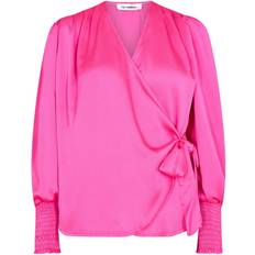 Leika Co'Couture Leika wrap blouse pink