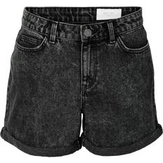 Denim Shorts Noisy May Smiley Shorts Black