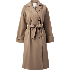 Object Double-breasted Trenchcoat - Fossil