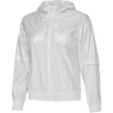 Beige - Correr Chaquetas Asics Nagino Run Chaqueta Para Correr Mujeres - Blanco