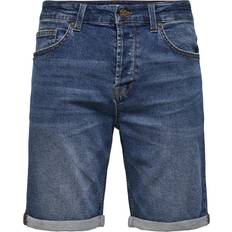 44 - Bomuld - Unisex Shorts Only & Sons Bukser blå