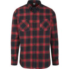 Urban Classics Checked Flanell Shirt 6 - Schwarz