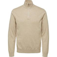 Selected Homme Slhberg Half Zip Cardigan - B Noos