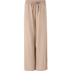 Object Relaxed Wide-leg Trousers - Neutral