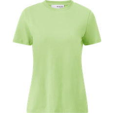 Selected Klassiska T-shirt Grön