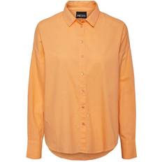 Pieces Tanne Long Sleeved Shirt - Mock Orange