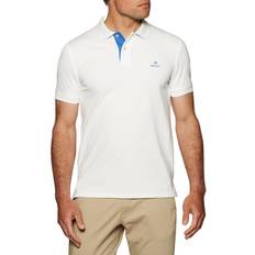 Gant pique Gant Piqué Polo Shirt - Wit