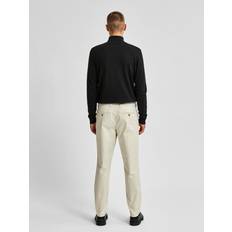 Selected Homme Miles Chino Trousers White