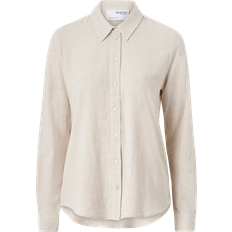 Selected Mujer Camisas Selected Blusa 'Viva' - beige