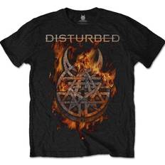 ROCK OFF Disturbed Men's Tee: Burning Belief (medium)