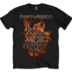 ROCK OFF Disturbed: Unisex T-Shirt/Burning Belief (X-Large)