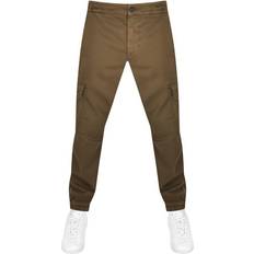 Hugo boss relaxed fit HUGO BOSS Relaxed-fit cargo trousers in stretch cotton