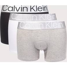 Calvin Klein Sustain Steel Cotton Trunk 3-Pack - Black/White/Grey Heather