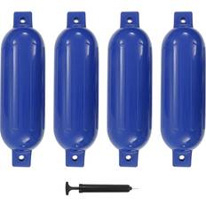 vidaXL Båtfenders 4 St Blå 51 x 14 cm PVC