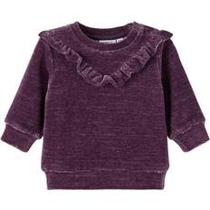 Velour Overdele Name It Sweatshirt Romane Hortensia