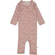 Jumpsuits Wheat Langärmliger Jersey-Strampler aus Merinowolle - Powder Flowers